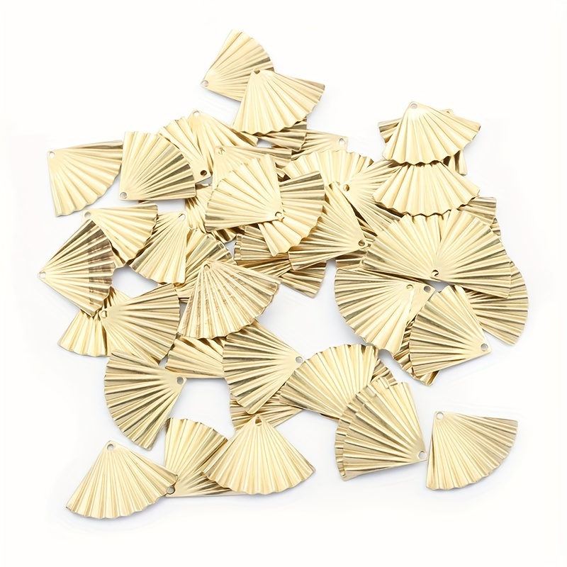 

10/20/50pcs de pendentifs en laiton à anneau unique en de ventouse pour la fabrication de boucles d'oreilles, bracelets et fournitures de bijoux DIY.