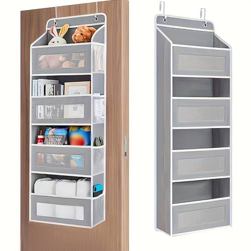 over the door storage organizer 4 tier fabric organizer with large pockets ideal for bedroom bathroom and closet storage home organization door back storage space saving solution lightweight storage practical organization