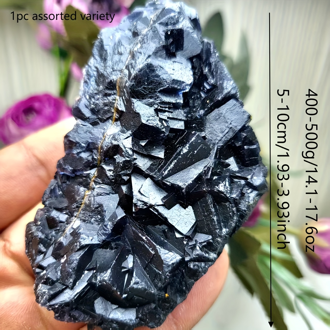1pc rare natural black rose fluorite Temu United Kingdom