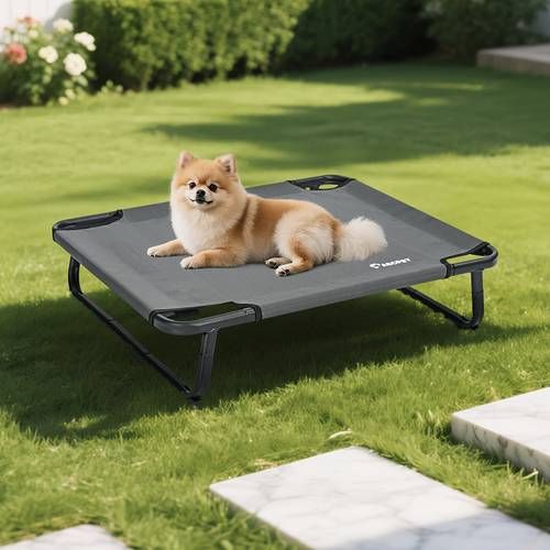 elevated dog beds extra large raised dog cots outdoor dog bed pet cots stable and easy assembly fabric with 1 2mm thick breathable ultra sturdy