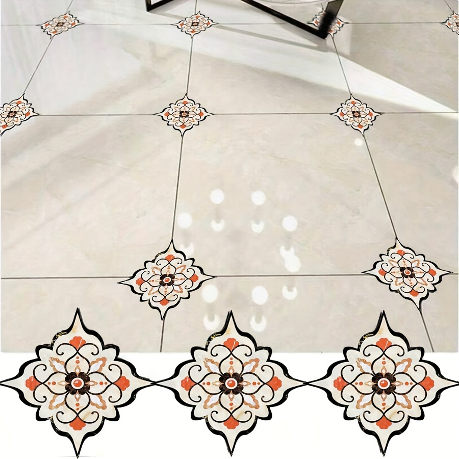 Image of 36pcs Paste Tile Wall Stickers Glasses Stickers Printed Waterproof And Wear-resistant Stickers Self-adhesive And Removable Creative Decorative