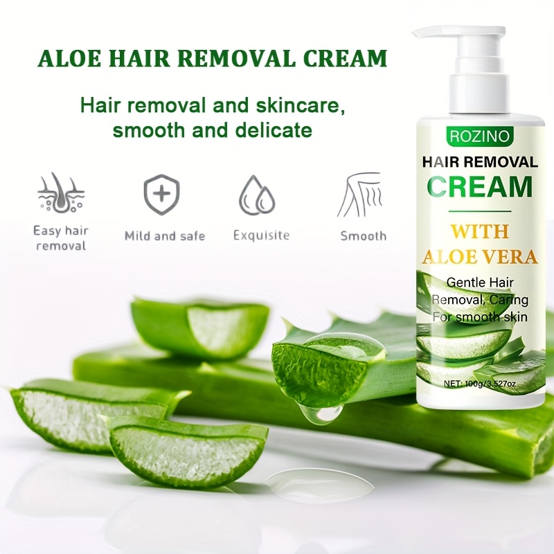 2pcs aloe vera summer strong hair removal cream gentle non - Temu Mauritius