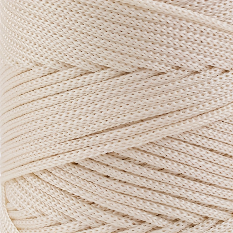 E-shop 3 mm x 218,7 Yd hochwertiges Polyesterspitzengarn - Lebendige gemischte Farben, ideal für Häkelhandtaschen, Wandbehang, Teppiche und