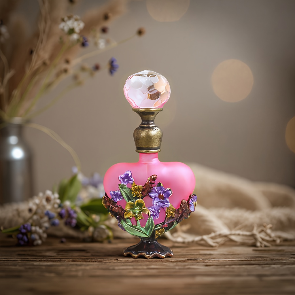 5ml vintage glass peach heart bottle Temu United Arab Emirates