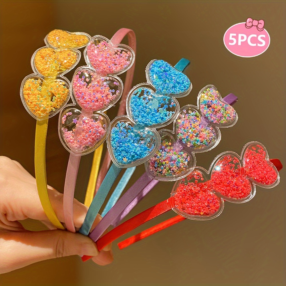 

5pcs ' Headbands - Sweet & Accessories For , All- Pvc/ Mix