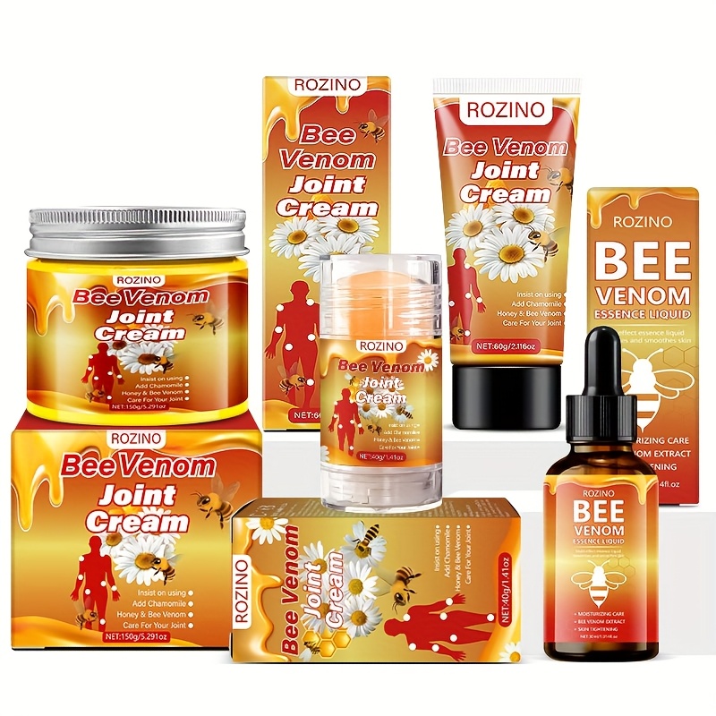4-teiliges Bienengift Gelenkpflege-Set-Umfassende Pflege für Ihre Gelenke
