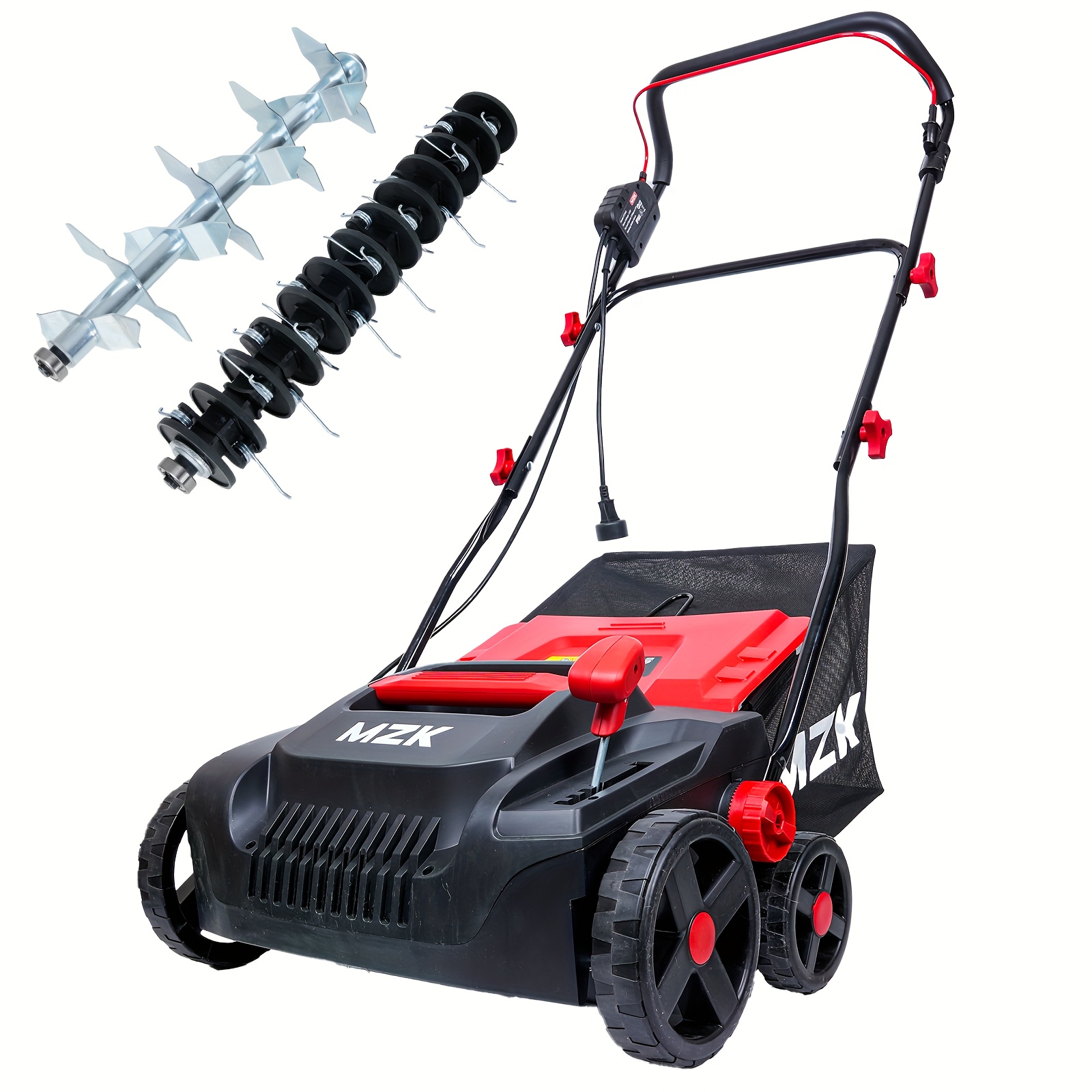 mzk 15 2 in 1 electric dethatcher scarifier 5 position - Temu