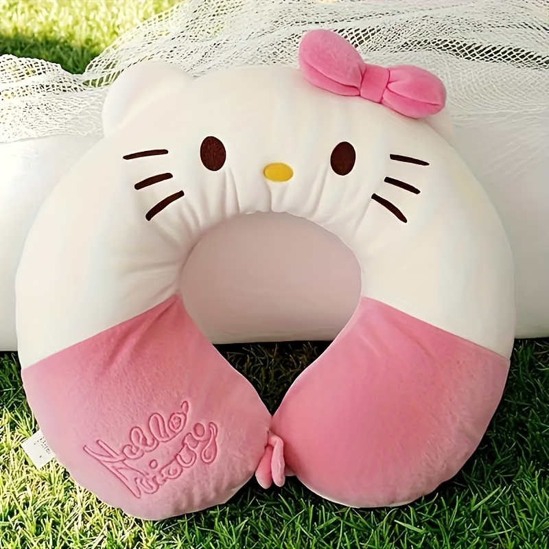 Pink Fleece Neck Pillow Airplane Neck Pillow Brookstone Memory