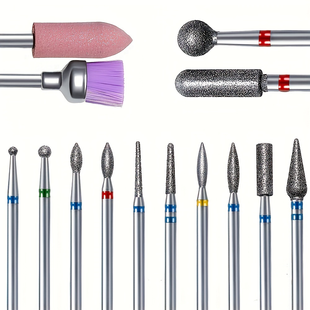 Nail Grinding Needle Set Nail Polish Removal Cuticle Removal - Temu