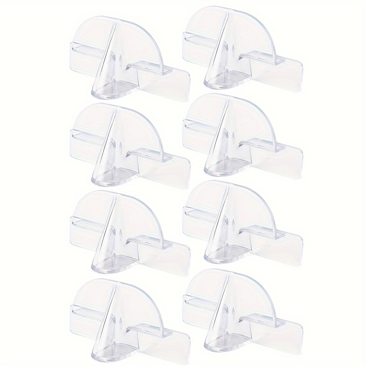 1/2/4/6/8-pack Glasses Storage Rack, Wall Mounted Glasses Storage Rack, Glasses Storage Rack Glasses Rack, Glasses Rack For Hanging Multiple Pairs Of Glasses, Wall, Home Decoration (transparent Color)