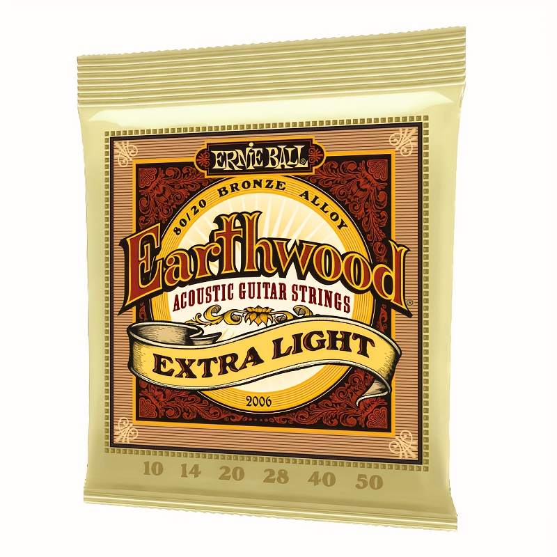 TEMU Ultra Light Acoustic Guitar Strings, 10-50 P02006 - Steel Strings, Long-lasting Brightness, Tone, 6-string Set, Recommended As Birthday/holiday