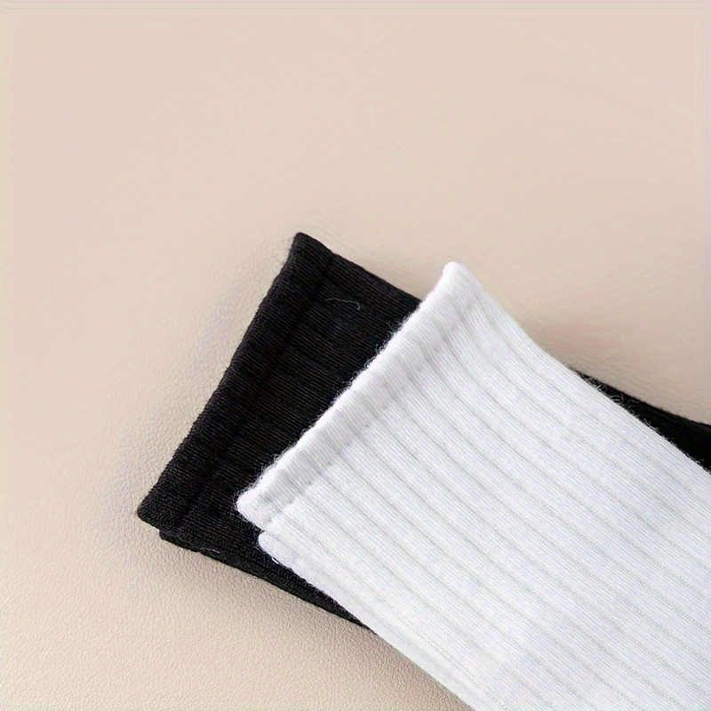 10 Paar Pure Zwarte Unisex Sportsokken, Zacht Comfortabel Ademend Zweetabsorberend Antislip Handdoekzool