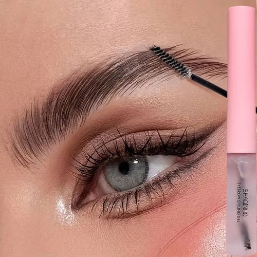 3d wild brow styling gel waterproof sweatproof quick dry eyebrow shaping with applicator brush translucent for natural brows perfect gift for women mother s day valentine s day
