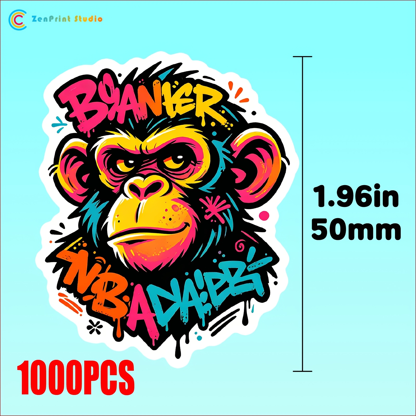 Custom Irregular Self-Adhesive Stickers, No Mold Fee