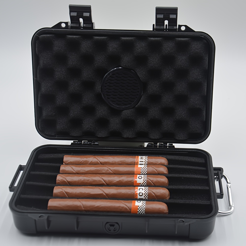 Travel Humidors for Cigars Cigar Holder Traveling Case Portable Cigar  Carrying Case for Men & Women Cigar Humidor Holds 21 Cigars