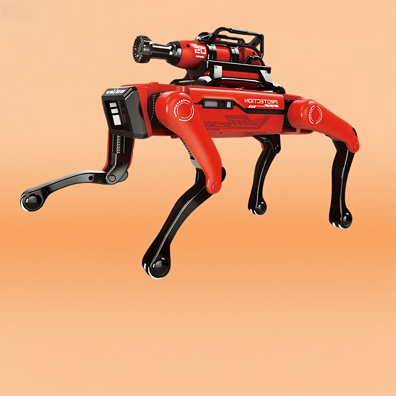  want to have a multifunctional intelligent mechanical dog? special police firefighting mechanical dog! and easy , music programming, spray fire fighting, mechanical arm, and launch functions are all at will. the combination of security and entertainment is a in the intelligent security . as a companion toy for children, it them feel a sense of technology, , Product details 1