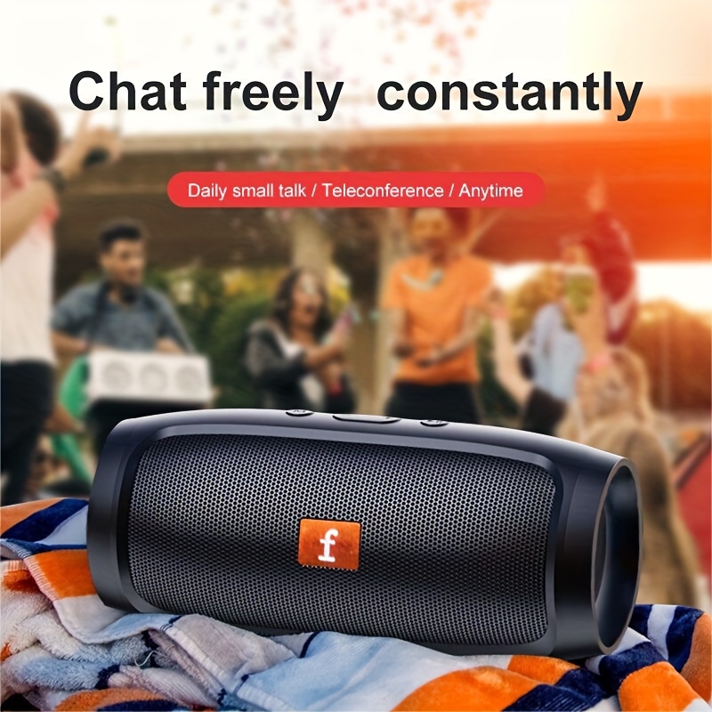 Altavoz Inalámbrico Portátil, Tarjeta T-Flash/Unidad USB/Reproducción Inalámbrica, Alta...