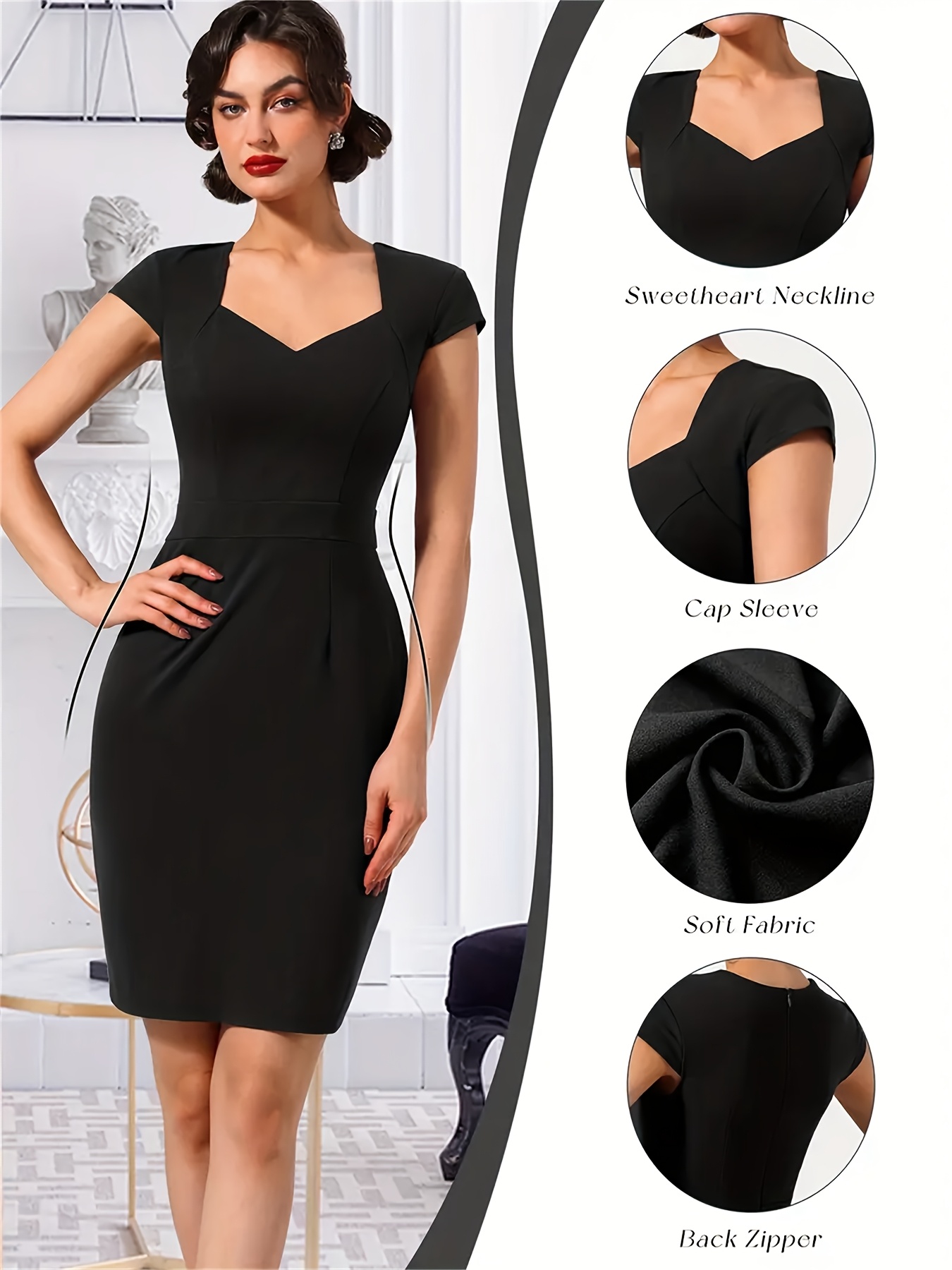 low cut bodycon dress Sofija Slinky Jersey Plunge Halter Neck Ruched Mini Dress in Black