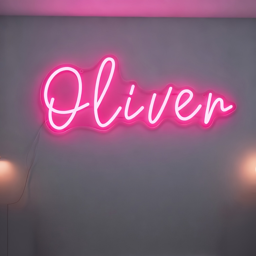 TEMU Personalized Name Custom Neon Sign - Usb Adjustable Wall Light, Single-color , Suitable For Wall Installation In , Parties, Clubs - Plug And