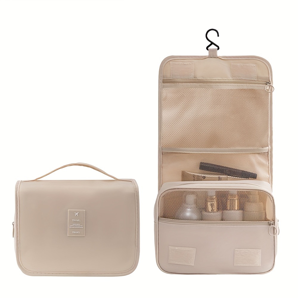 E-shop Reise-Kulturbeutel für Geschäftsreisen, Unisex-Schminktasche für Pendler, hängender Organizer mit großem Fassungsvermögen Nass-Trocken-Trennung,