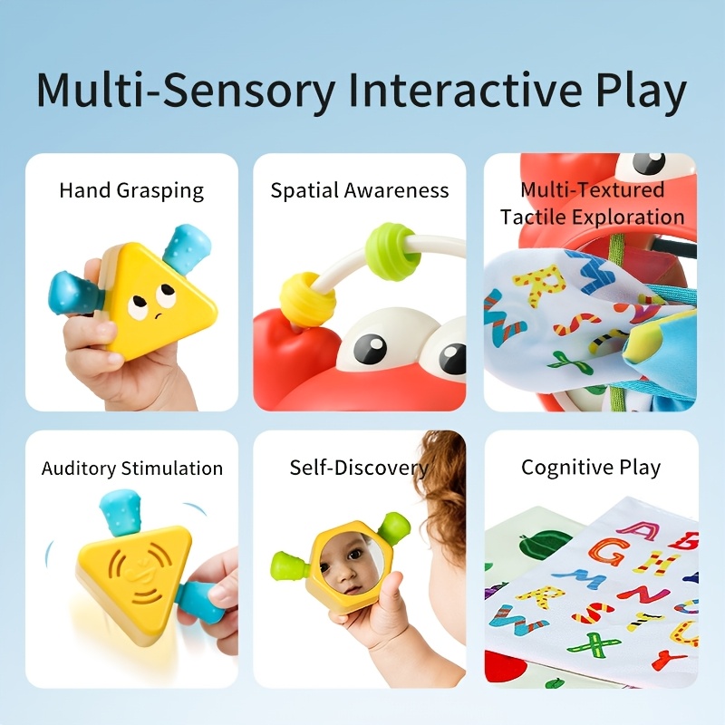 4-In-1 Baby Educational Toy for 0-12 Months