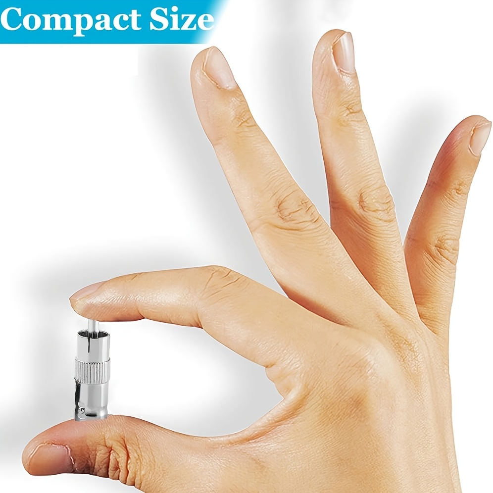 2 stuks BNC naar RCA Adapter BNC Vrouwelijk naar RCA Mannelijk Connector RG6 Adapter Kit Koppeling