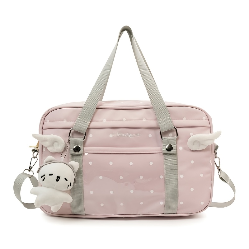 TEMU Borsa a tracolla singola da donna giapponese ad , borsa a spalla per picnic , borsa a tracolla di grande capacit�, borsa a versatile e , borsa a