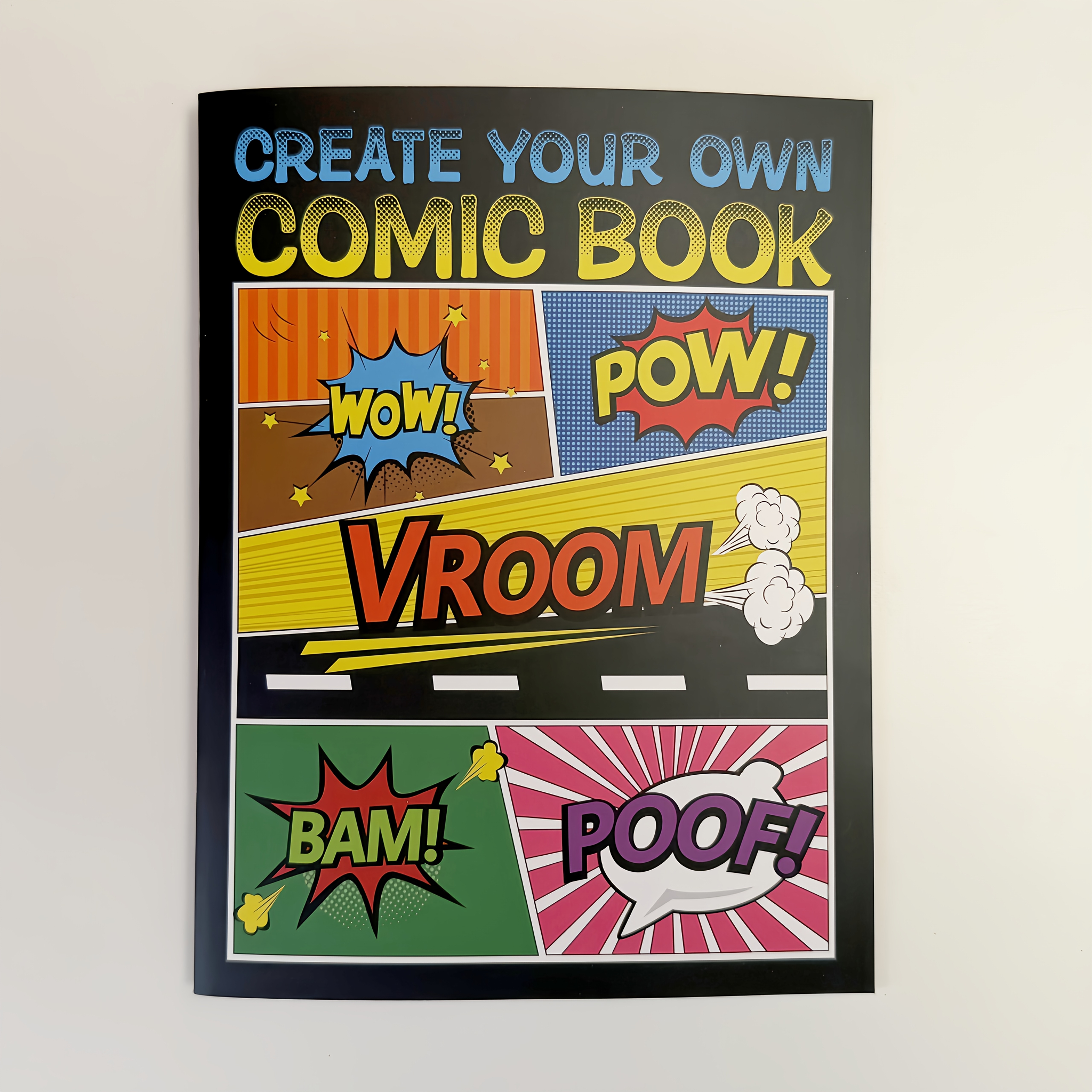 Blank Comic Book: Create Your Own Comic With 32 Pages Of Templates, Fun Pages, , And Explosion Effects – Activity For Teens And Adults, Diy And Visual , Making, Vibrant Cover Design