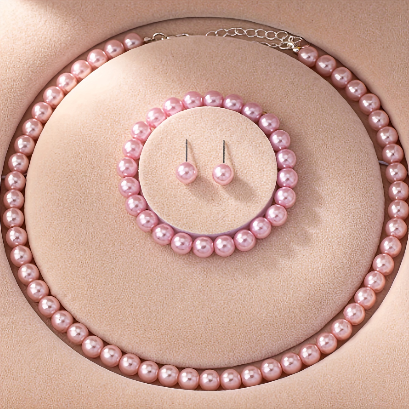 

4- Jewelry Set For Women, Including A Necklace, Bracelet, And Earring Set, A And For Women