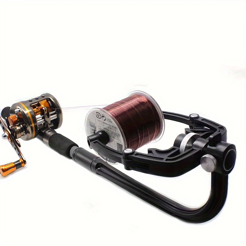 Effortlessly Wind Your Fishing Line with our Portable Vacuum Spooling  System - Perfect for Tackle Enthusiasts and Beginners Alike!
