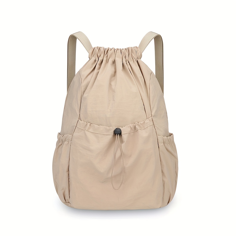 E-shop Damen Umhängetasche Neue Kordelzug Rucksack Doppel Schultertasche Unisex Leichte Reisetasche Sport Basketballtasche Aufbewahrungs Rucksack