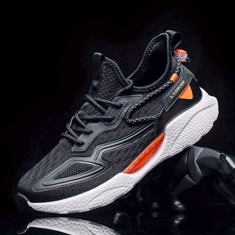 zapatillas deportivas de punto para hombre talla  , malla nano transpirable antiodor y resistente al  , zapatos casuales   con absorción de   en 11 colores disponibles Detalles del producto 1