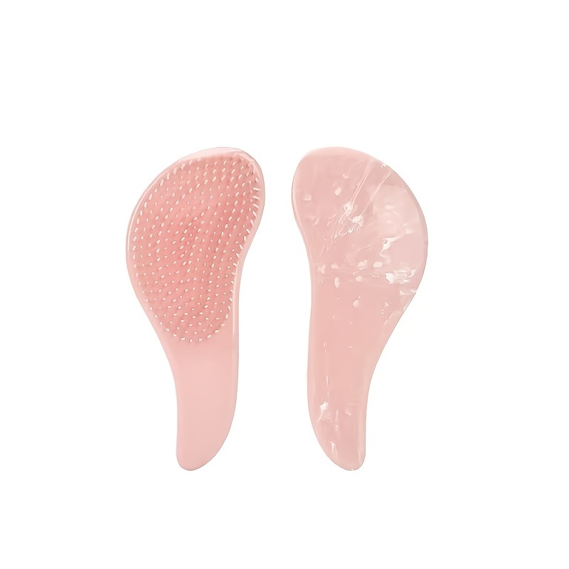 E-shop Ergonomische Massage-Haarbürste mit Marmor-Effekt, Entwirrbürste mit Gummiborsten, geeignet für trockenes Haar, ABS-Kunststoffgriff, und ,