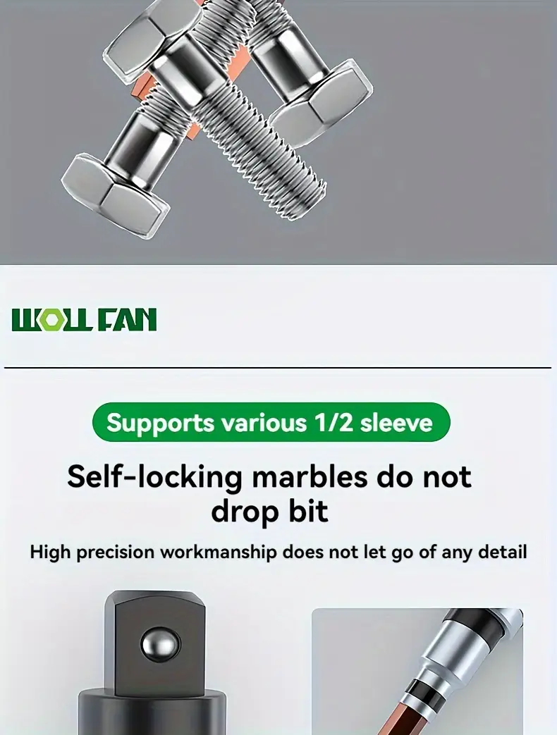 1 set army screwdriver metal manual driver with replaceable bit tapping screwdriver set for screws rusty grade no uncharged Product details 9