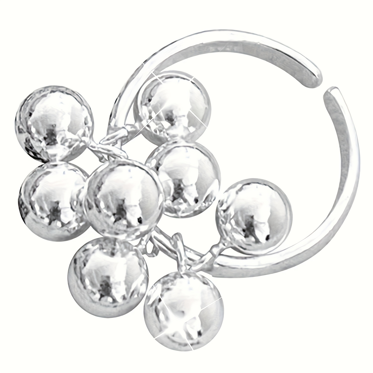 925 Hypoallergenic Fashion Retro Watch-Shaped Open Ring