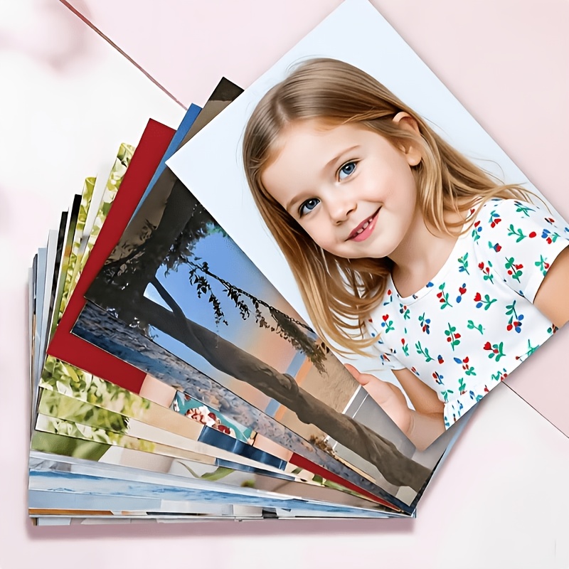 TEMU 20pcs Custom Photo Prints, Travel Souvenir Collection, Custom Photo Postcards, Frameless Wall Decor, Office And Home Use, Instant Physical Gift,