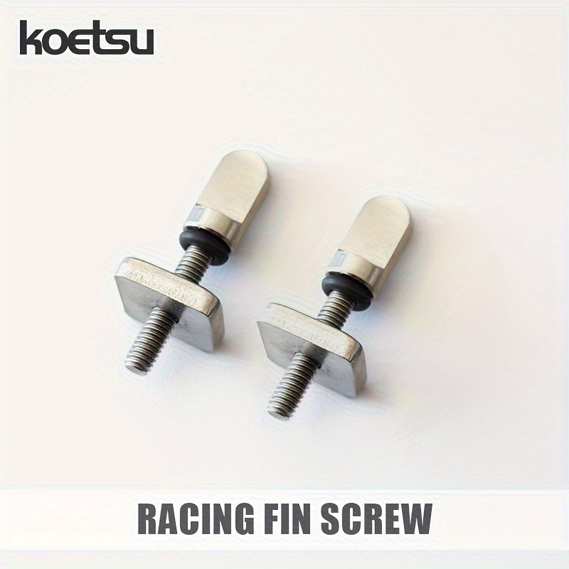 Koetsu Surfboard Fins, 2-6pcs Set, Stainless Steel 304, Universal Fit, For Surfboard And Paddleboard