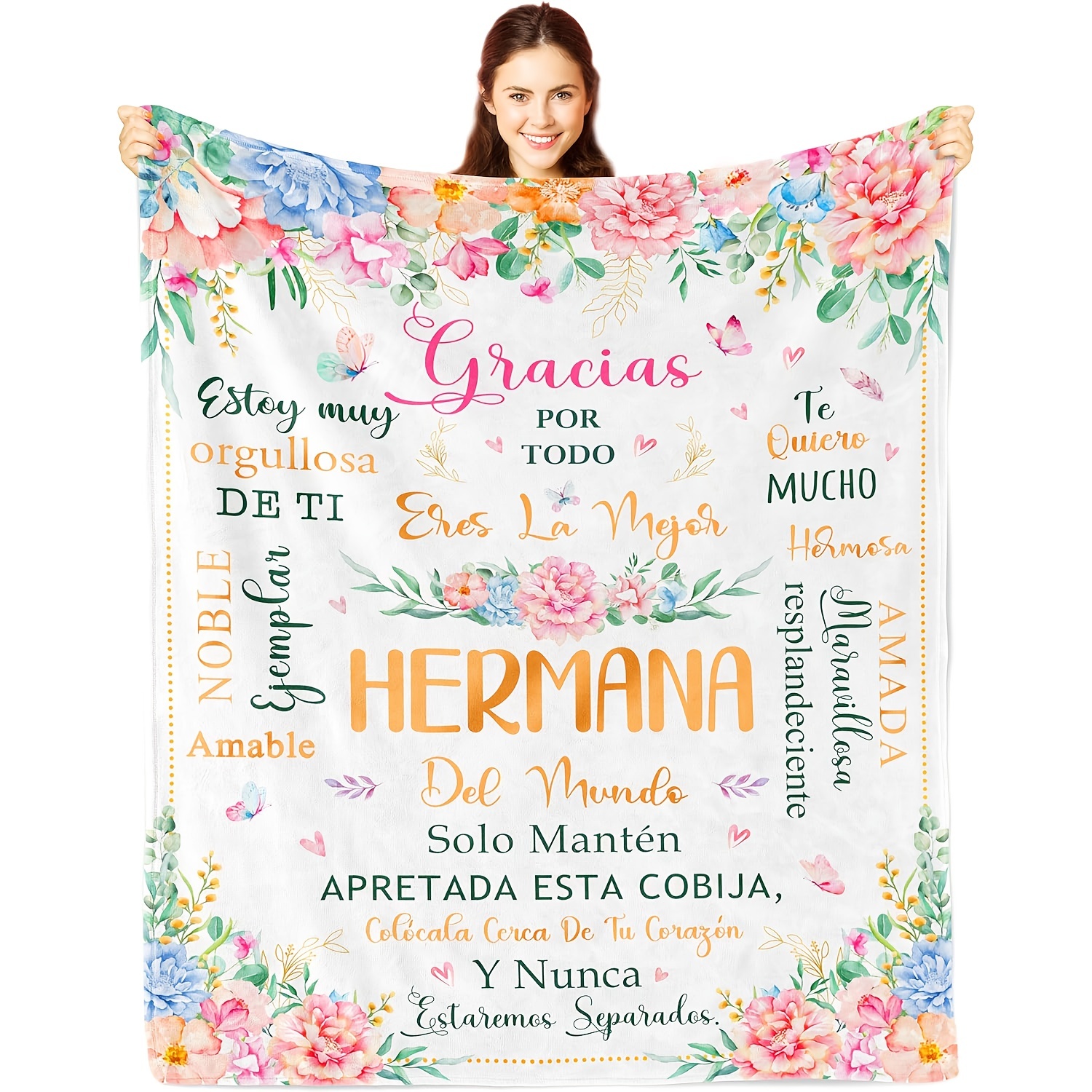 

Spanish Sister Appreciation Blanket - Blanket , For Inspirational , 100% Polyester, 200-250g Weight