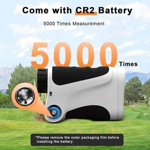 de golfe com compensação de inclinação e pin lock legal para torneios 6x laser compacto 650yards medidor de distância com bloqueio de bandeira para profissionais e iniciantes presente de com bateria cr2 de duração