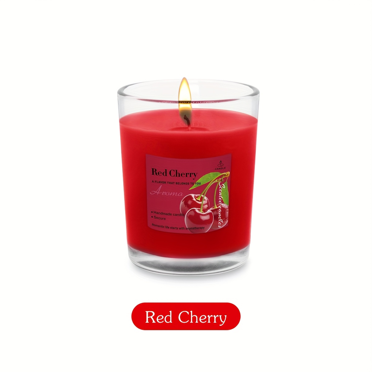 1pc Glass Scented Candle, Long-lasting Soy Wax Scented Candle, Holiday Gift, Party, Home Decoration, Valentine's Day, Gift For Women, Best Gift Box For Everyone