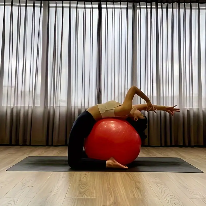 Palla Da Pilates Antiscivolo - 23cm, Piccola, Leggera, Con Istruzioni - Foto 2