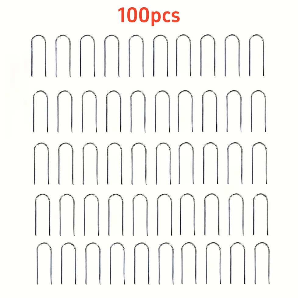 100pcs High-temperature Resistant Wire Hooks, Suitable For Ceramics And Pottery, Hooks For , Jewelry Making And Handicrafts, High-temperature Stable Support Accessories.