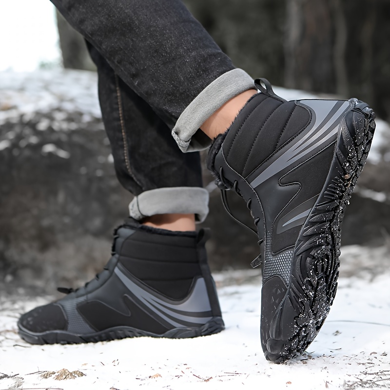 Women's Outdoor Wide Head Snow Boots, Warm Winter Shoes