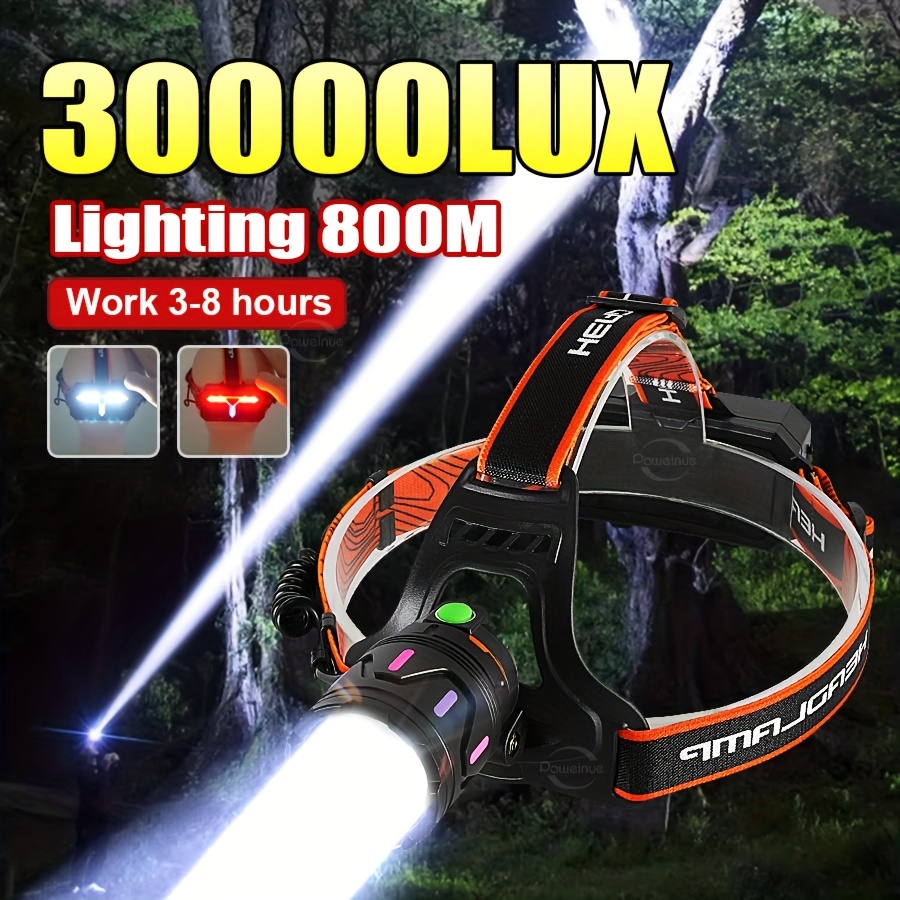 

Ultra Powerful Long Range Head Flashlight Usb Rechargeable Head Fishing Hunting Head Light