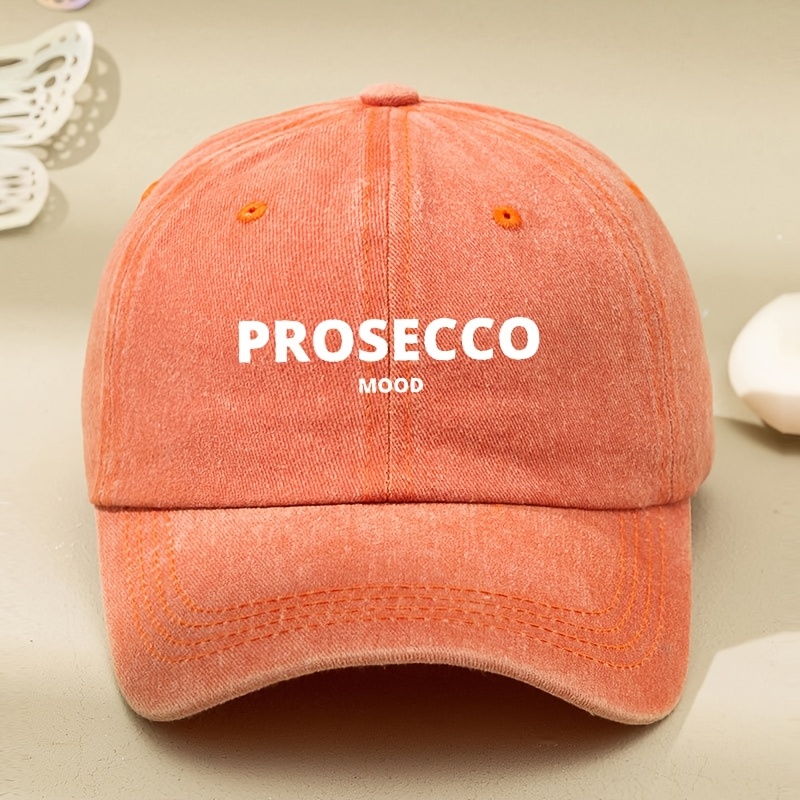 TEMU Casquette à Imprimé Lettres, et Polyvalente - Casquette Dad Ajustable pour Sport et