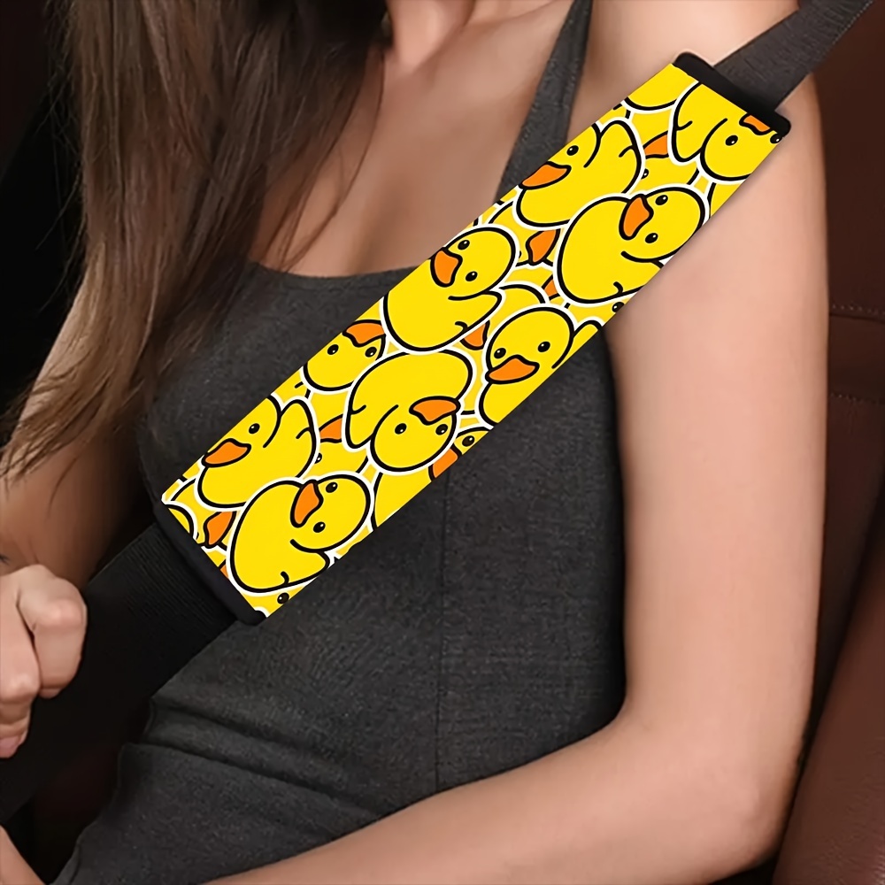 

Swimming Duck Car Seat Belt Cover - Soft Polyester Shoulder Pad For , Fits Most Vehicles