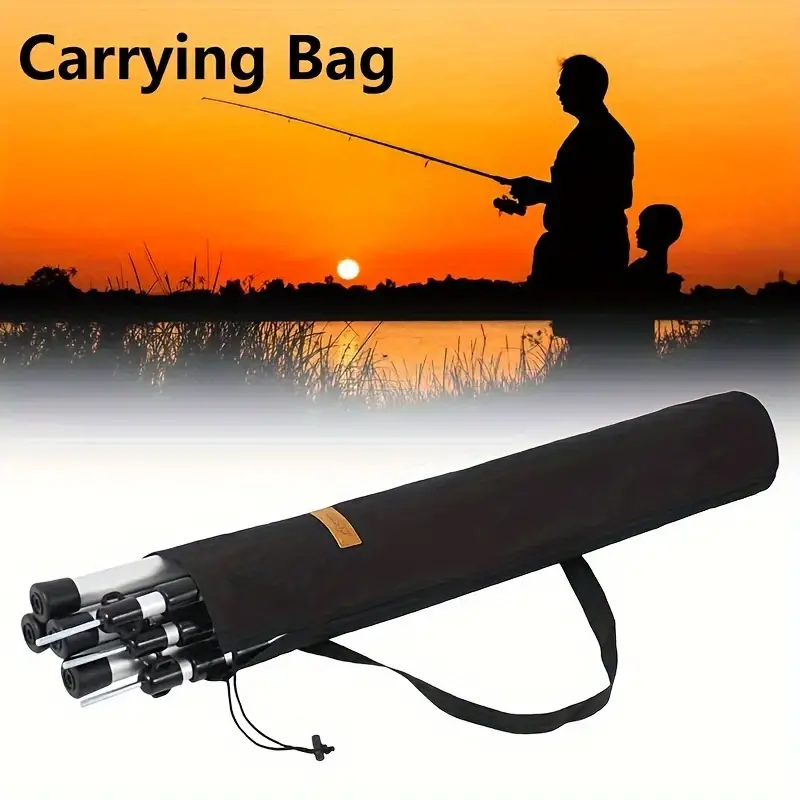 1pc Portable Fishing Rod Storage Bag, Fishing Rod Holder, Multifunctional  Storage Bag