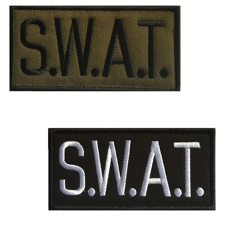 

1 -and-loop Patch - Polyester "swat" Armband, Black & White Options, Gear