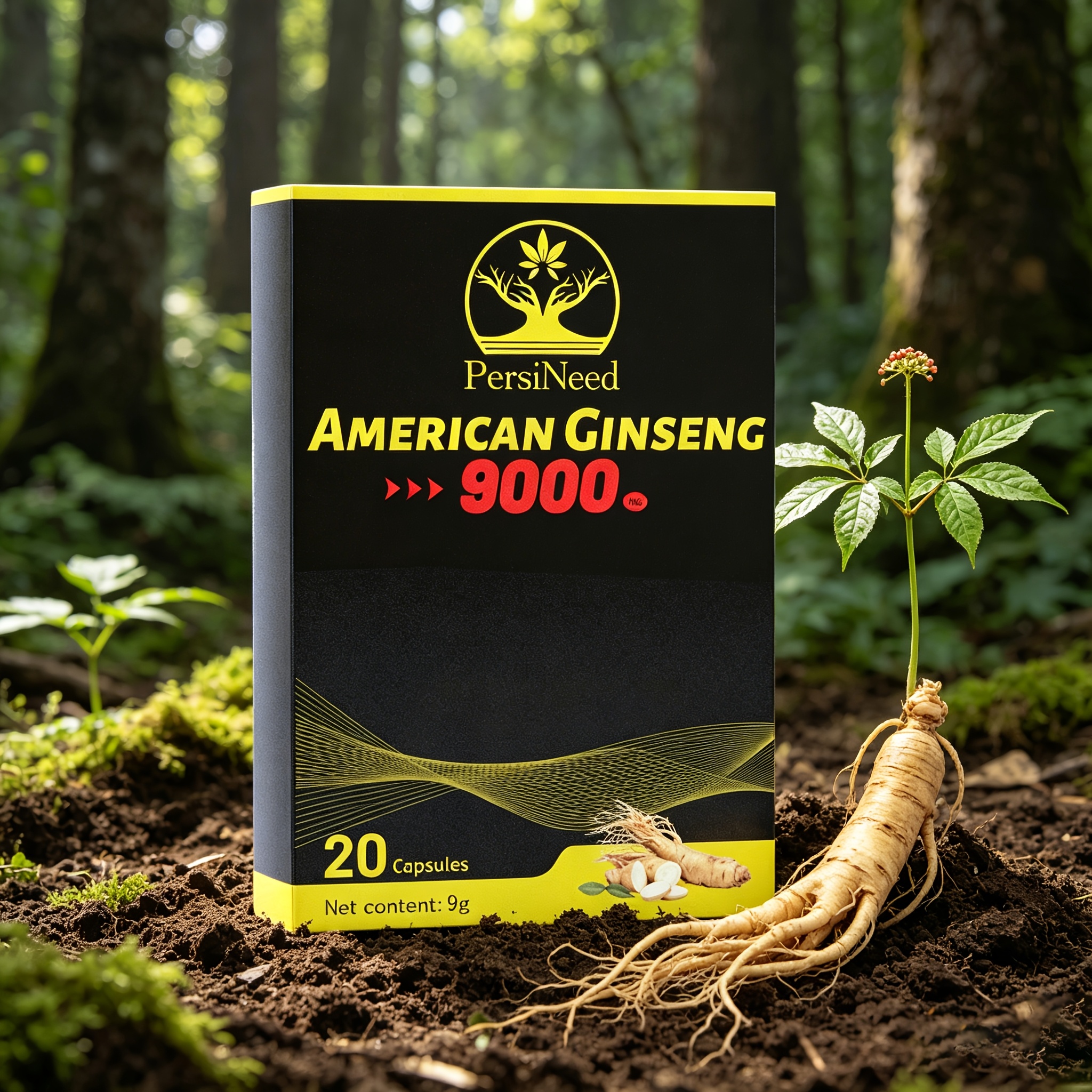 ginseng sold on Temu United States