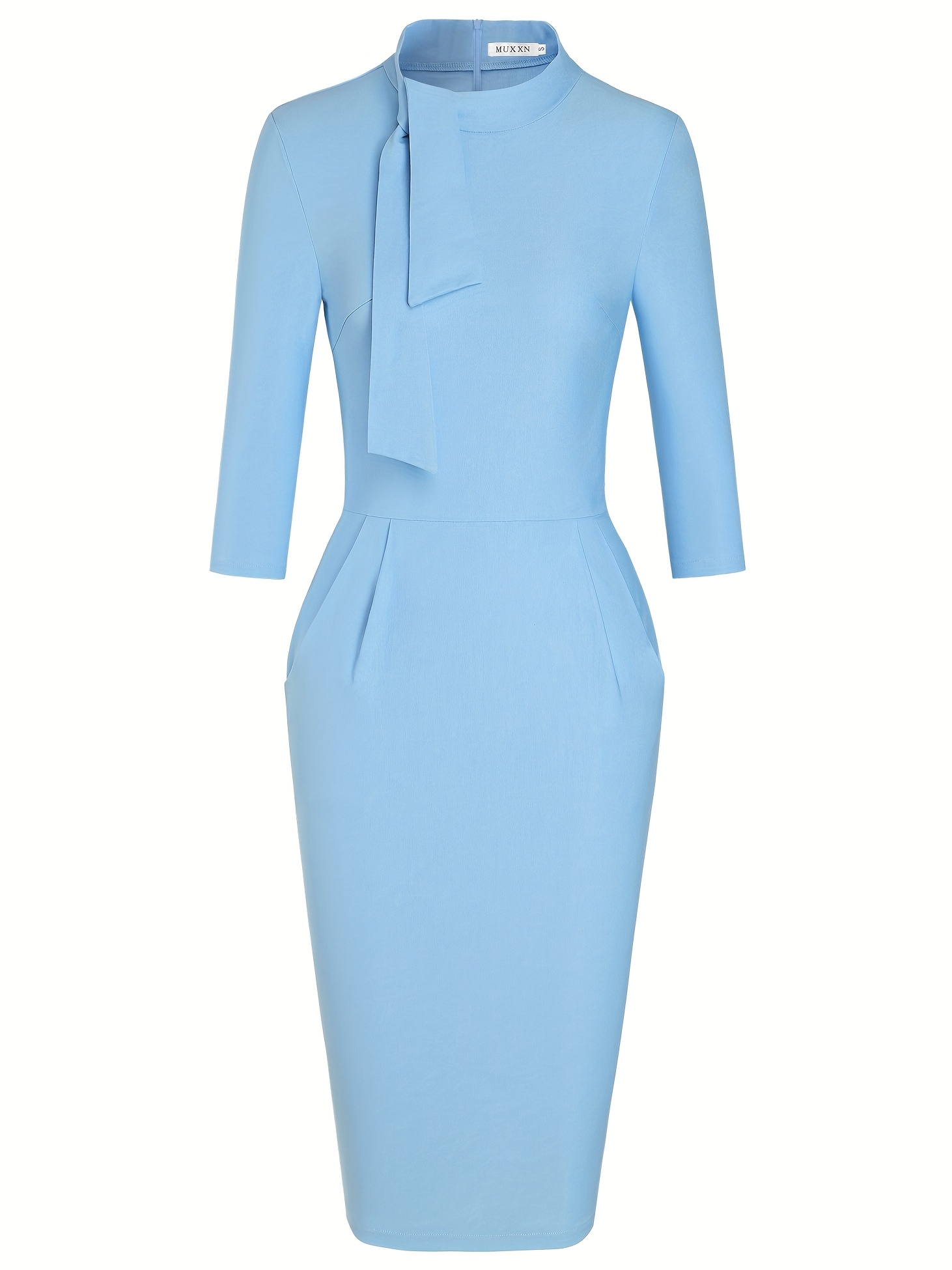 New Spring And Summer Faux Tie Pencil Skirt That Elegantly Cinches The Waist And Flatters The Figure, Perfect for Graduation Outfits, Holidays, And Date Nights, Embodying a Stylish And Elegant Festive Attire